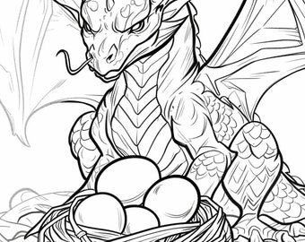 25 Printable Dragon Coloring Pages for Kids - Roar into Dragon Fantasy!