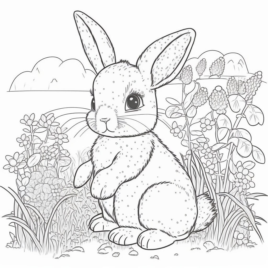 25 Printable Drawings of Cute and Adorable Animals for - Etsy