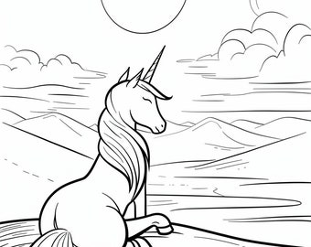 25 Printable Unicorn Coloring Pages for Kids - Journey to the Enchanted Realm!