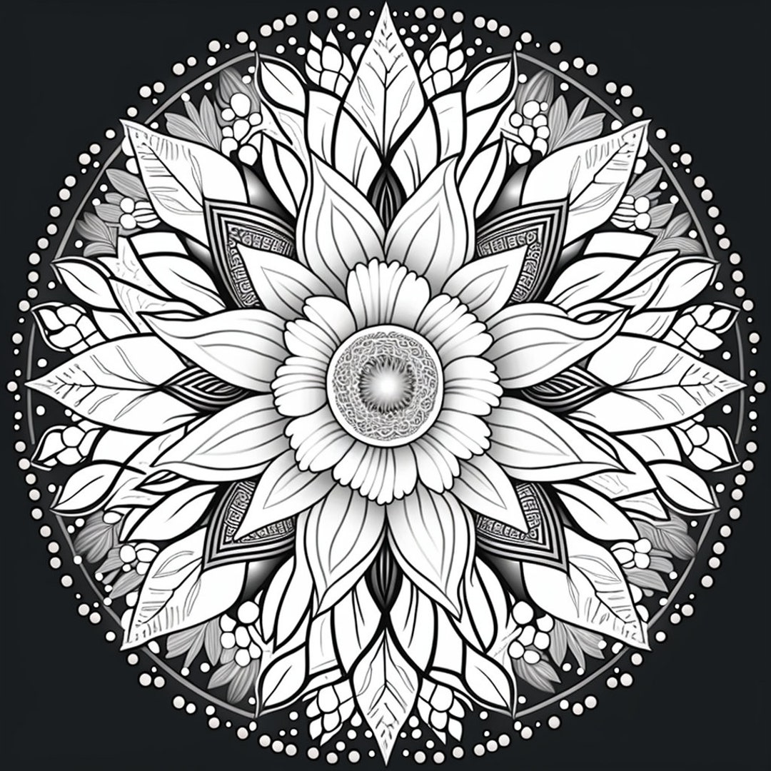 10 Beautiful Adult Coloring Mandalas for Relaxation