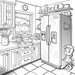 25 Printable Coloring Pages of Furniture for Home Decor Enthusiasts ...