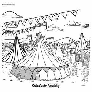 25 Printable Coloring Pages of Music Festivals Perfect for Glastonbury ...