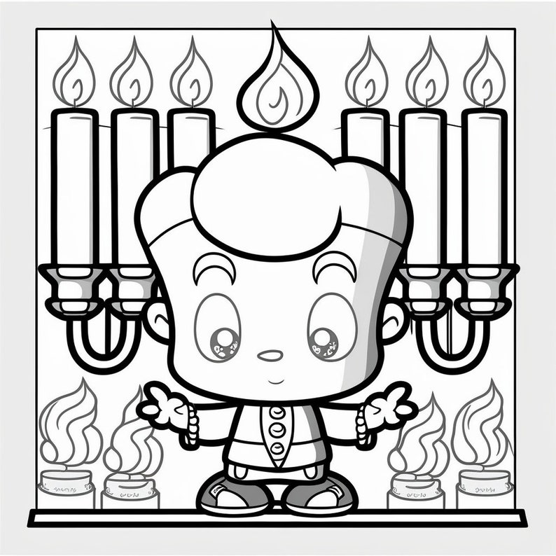 25 Printable Coloring Pages for Hanukkah Celebrate the Festival of
