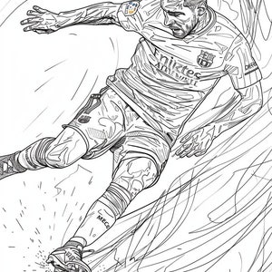 25 Printable Drawings of European Soccer Scenes to Color and Create ...