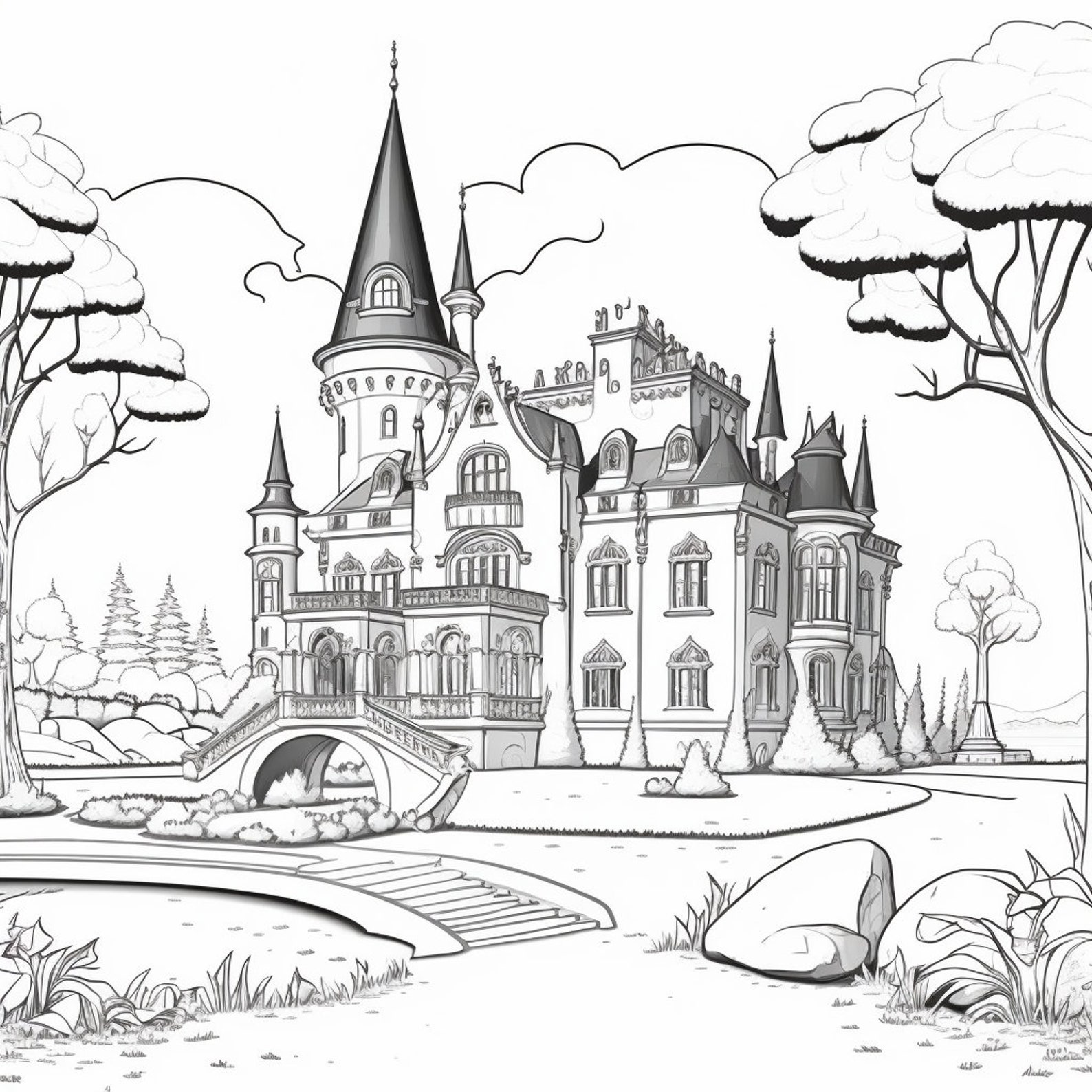 25-printable-coloring-pages-of-palaces-from-medieval-castles-to-royal