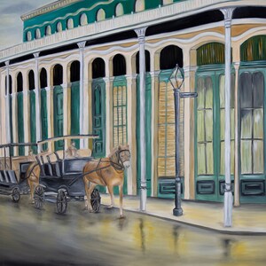 Impresión Giclée del Barrio Francés de Nueva Orleans