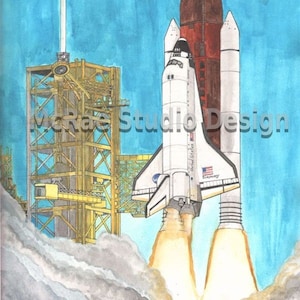 Space Shuttle Discovery Liftoff