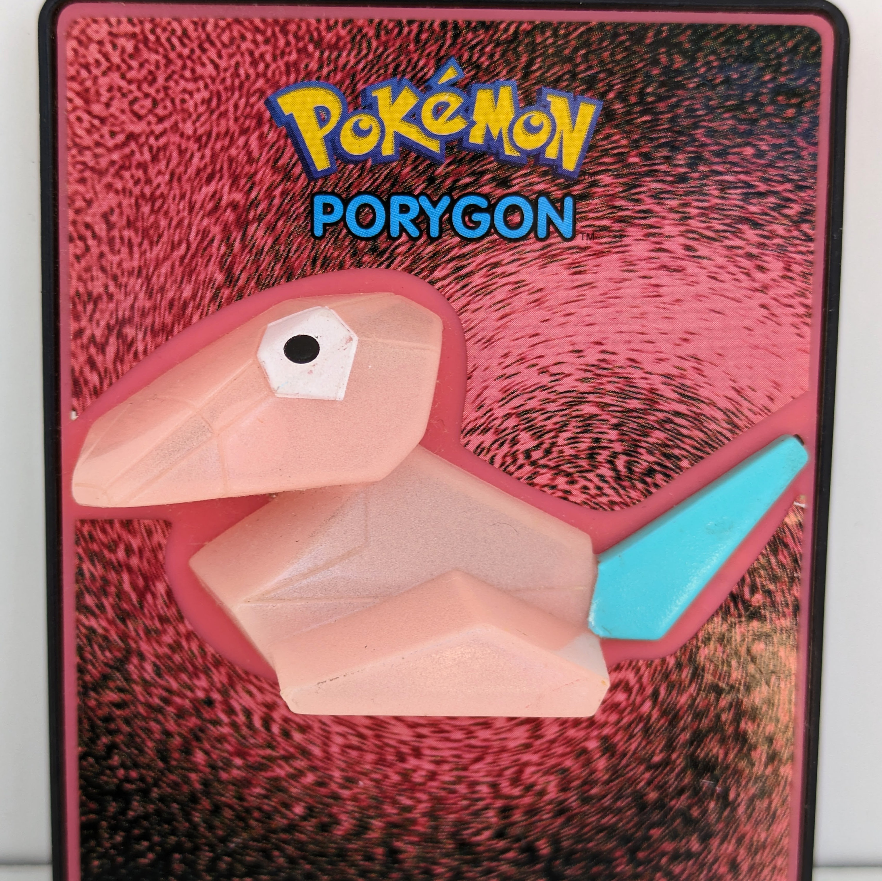 Vintage Pokemon the Movie 2000 3D Card Squirtle and Porygon