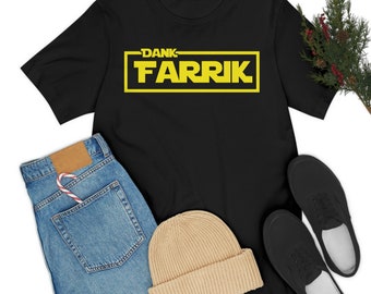 Dank Farrik Unisex Jersey Star Wars Short Sleeve Tee Mandalorian Shirt