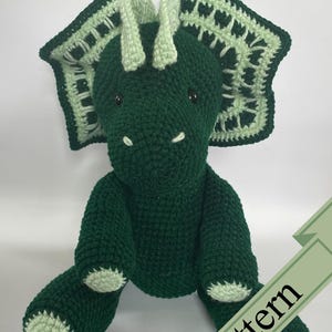 PATTERN | Crochet Dilophosaurus | Danny the Dilo | Digital Product | Dinosaur | Dino | Fossil | Jurassic | Handmade Stuffed Animal Plush |