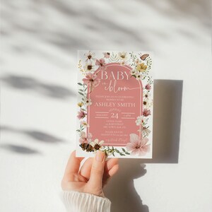 edit and print at home baby shower invites