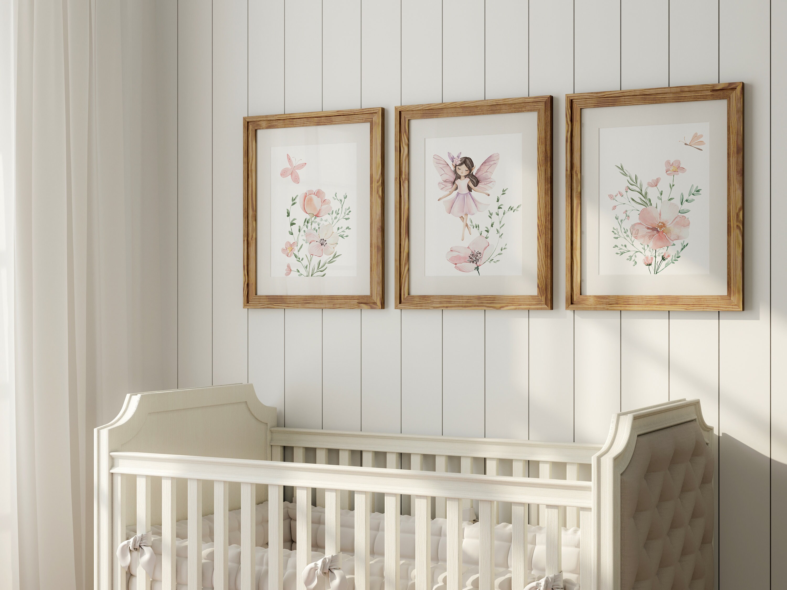 Enchanted Fairy Princess Printable Nursery Wall Art | Whimsical Fairy ...