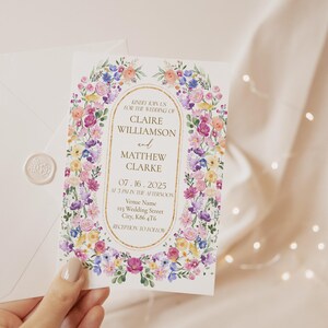 wild flower wedding theme