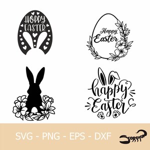 Happy Easter SVG | Happy Easter Cut File | Happy Easter Quote SVG | Happy Easter Saying SVG | Happy Easter Design Svg | Happy Easter Shirt