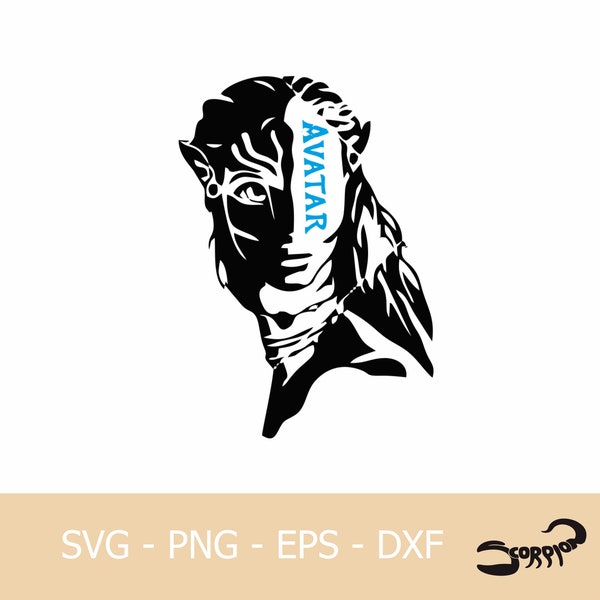 AVATAR SVG || PANDORA avatar svg || banshee svg || avatar 2 svg || Instant Download Svg, Png, Eps, dxf,