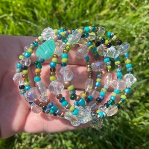 Turquoise Beaded Wrap Bracelet