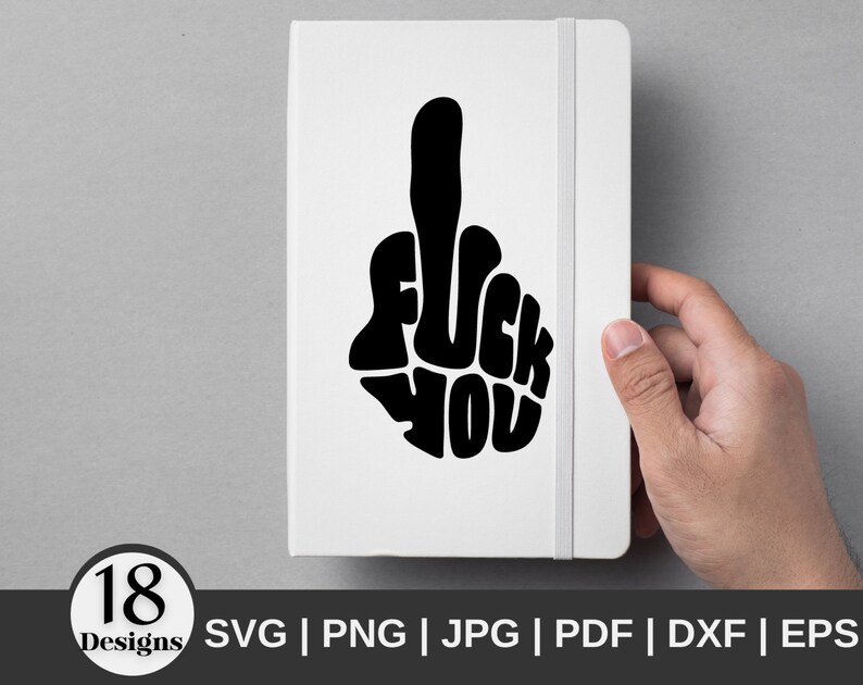 Mittelfinger-Svg-Bundle Mittelfinger Cricut Mittelfinger - Etsy.de