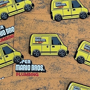 The Super Mario Bros. Movie - Plumbing Van Enamel Pin