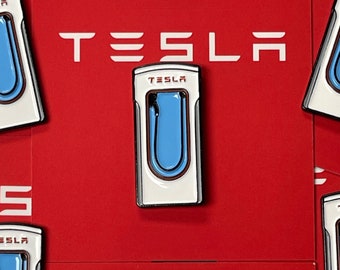 Tesla - Supercharger Enamel Pin