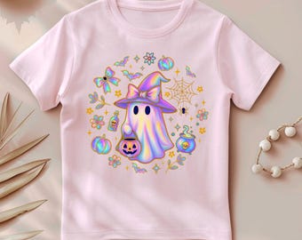 Kids Halloween Shirts - Ghost Shirt - Boodozer - Cute Ghost Shirt - Boys Shirt - Girly Halloween Shirt