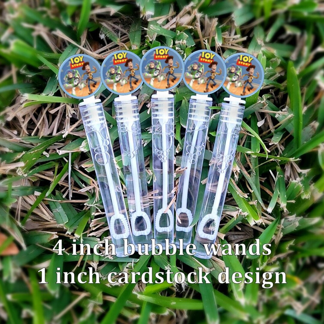 8 Toy Story Bubble Wands Toy Story Party Favors Bubbles Favors Toy