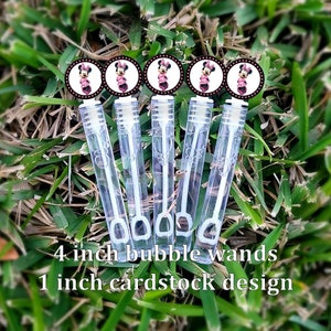 8+ Minnie Bubble Wands - Minnie Favors - Bubbles Favors - Minnie Candy Bags - Minnie Party Favors - Mini Bubbles - PINK