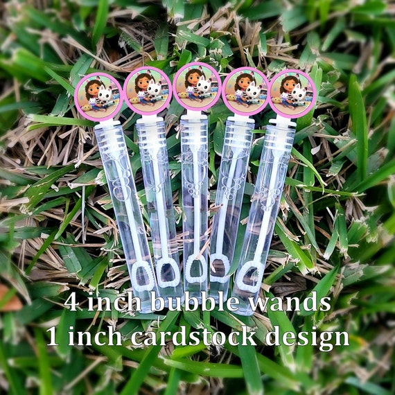 8+ Gabby Dollhouse Bubble Wands - Gabby Dollhouse Favors - Bubbles Favors - Gabby Candy Bags - Gabby Dollhouse Party Favors - Mini Bubbles