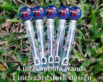 8+ Spidey Bubble Wands - Spidey Party Favors - Bubbles Favors - Spidey Candy Bags - Spidey Favors - Mini Bubbles