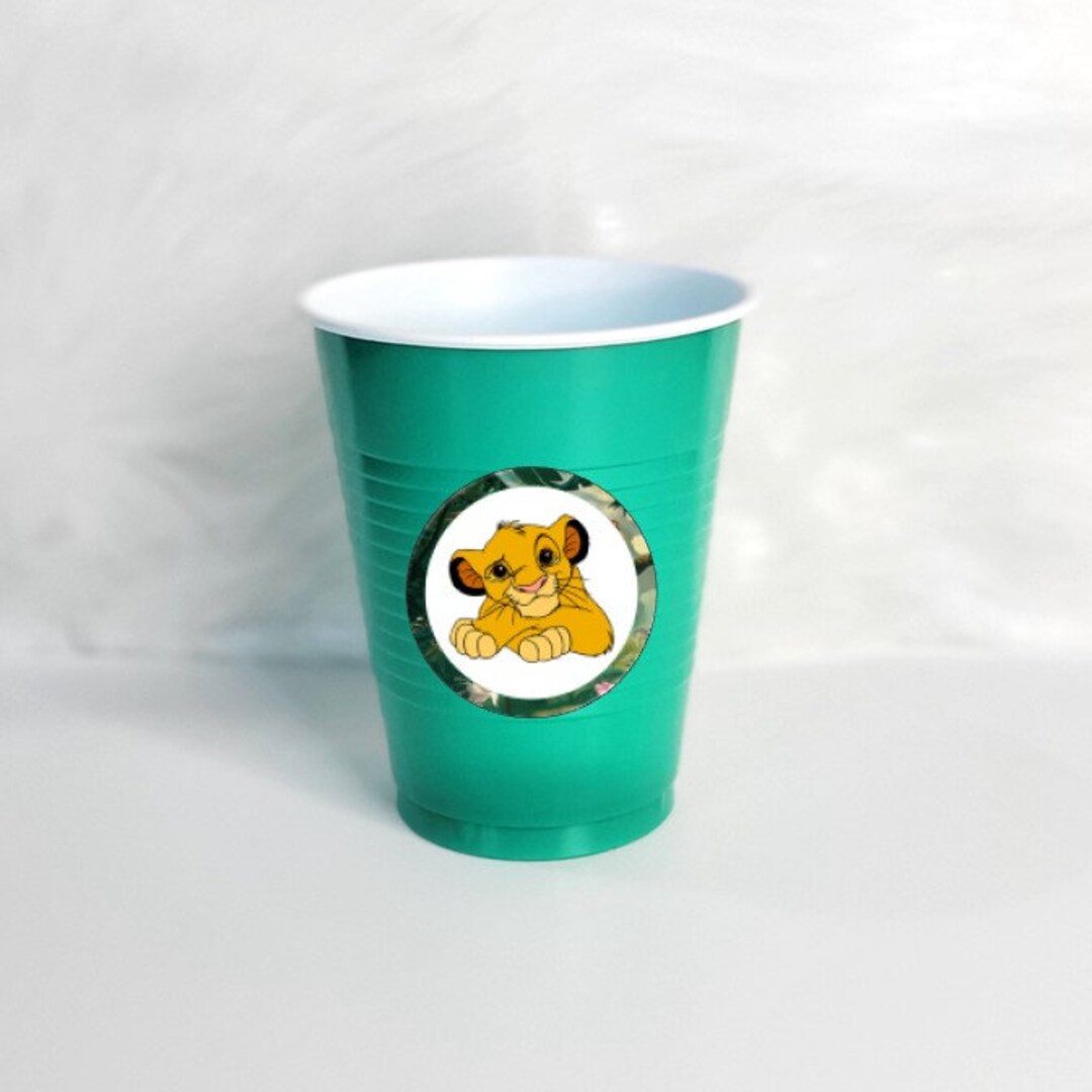 8 18oz Cups Lion King Cups Lion King Favors Party Cup Etsy