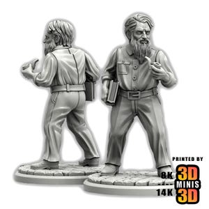 Cthulhu game, Investigator Call of Cthulhu character miniature, wargames and RPG, 3D Minis 3D, Dungeons & Dragons