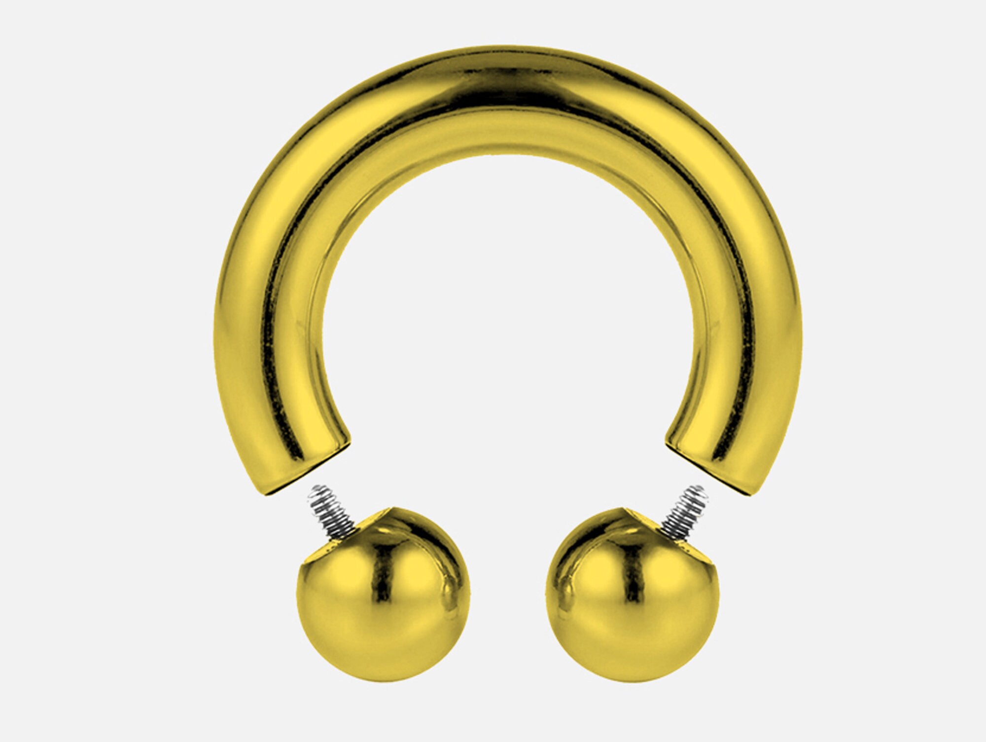 Circular on sale barbell earrings