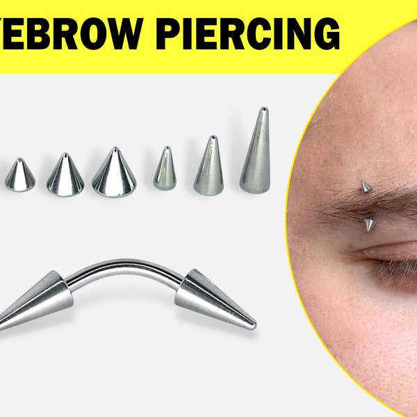 18g Vertical Labret Piercing Etsy