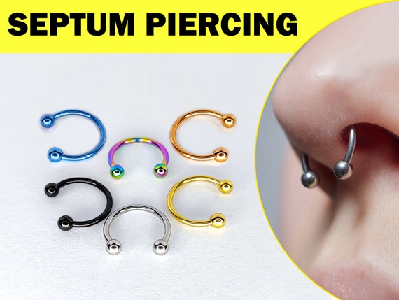 Septum piercing deals earrings
