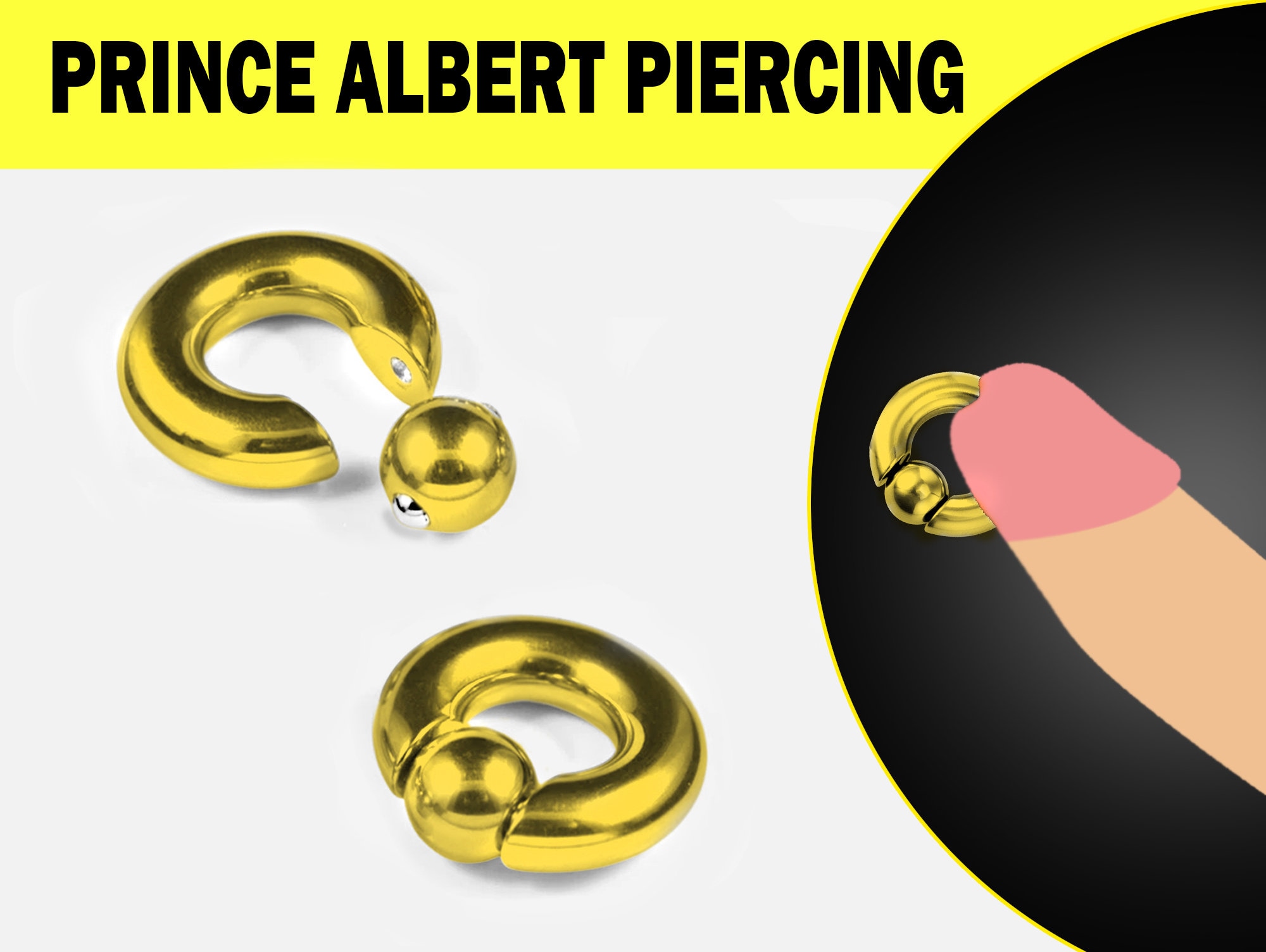 King Albert Piercing