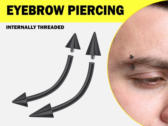 Black on sale eyebrow ring