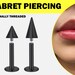 see more listings in the Lip Piercing section