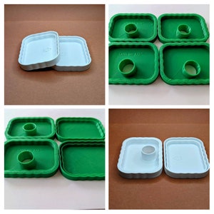 Vinyl Downspout End caps size 2x3&quot; or 3X4&quot; - N.F.T system/Kratky method Hydroponics DIY