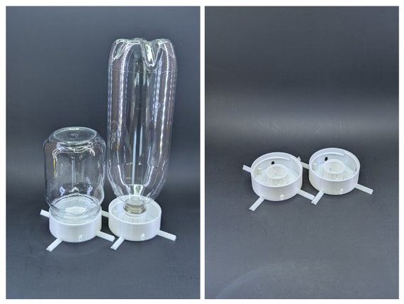 Set of 3/6/9 Self-Watering Microgreen Cap: Mason Jar/Soda Bottle Adapter