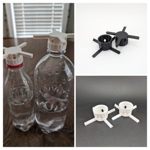 Set of 3/6/9 Self-Watering Microgreen Soda Bottle Adapters