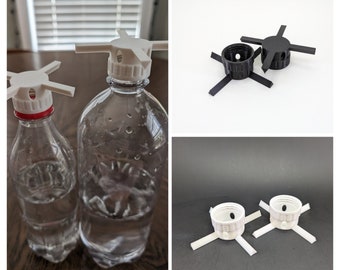 Set of 3/6/9 Self-Watering Microgreen Soda Bottle Adapters