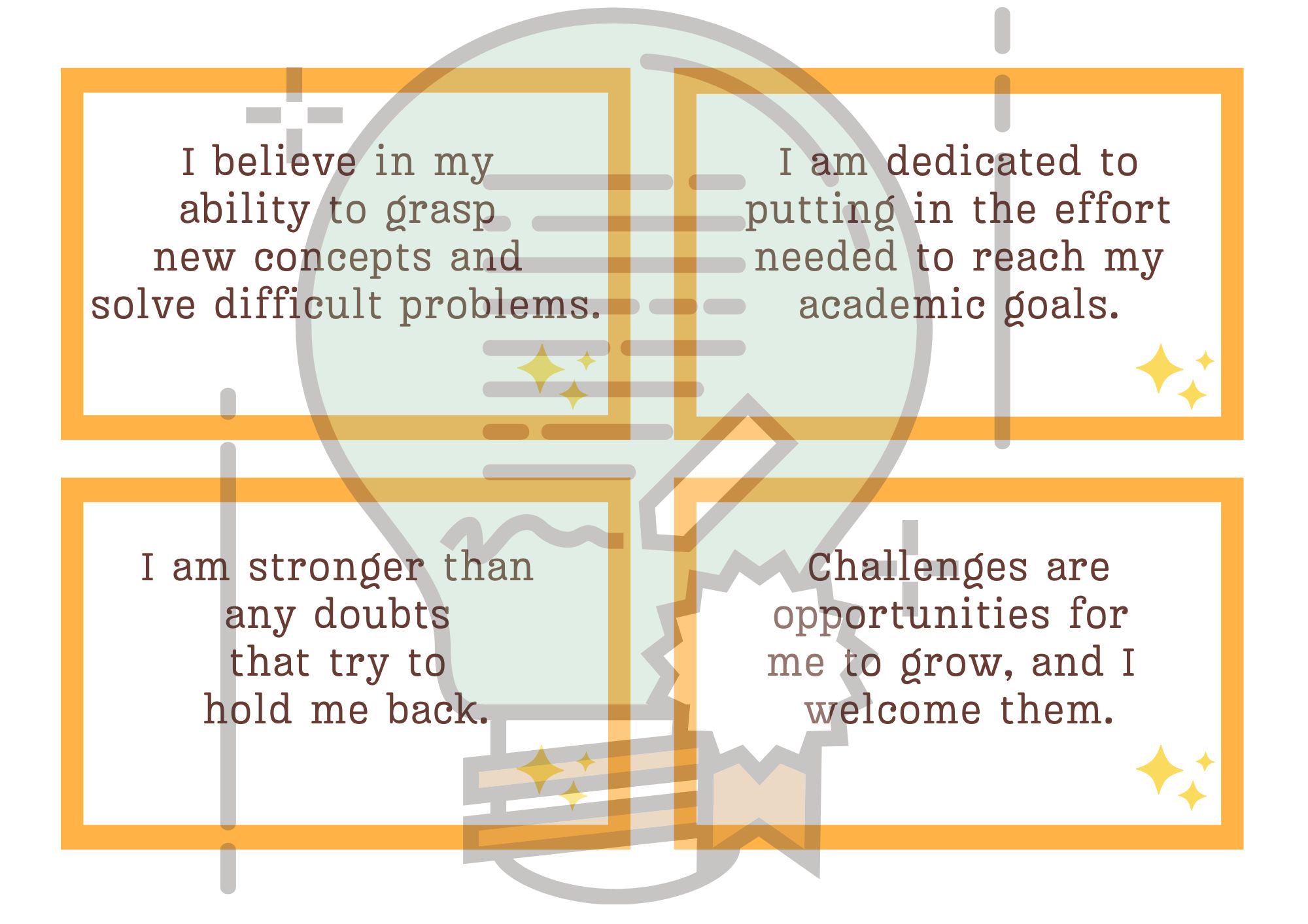 Printable Student Affirmation Cards – Motivational & Positive Study ...
