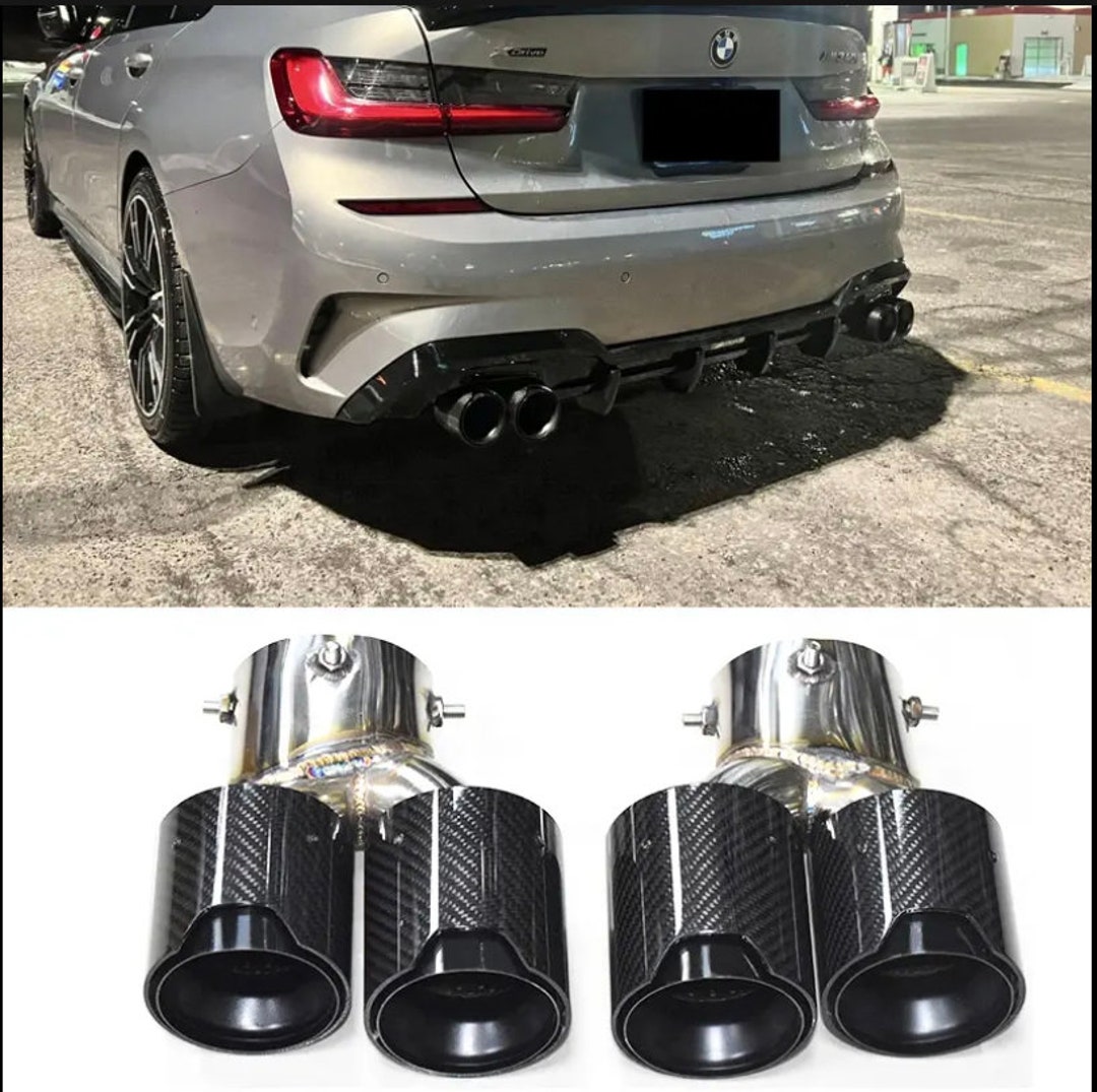 BMW G2X M340/m440i/m240i Carbon Quad Exhaust Tip Etsy