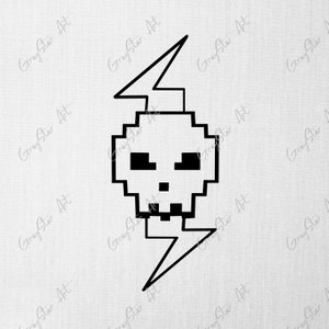 Logotipo de Tech Skull SVG, archivo descargable, The Bad Batch SVG