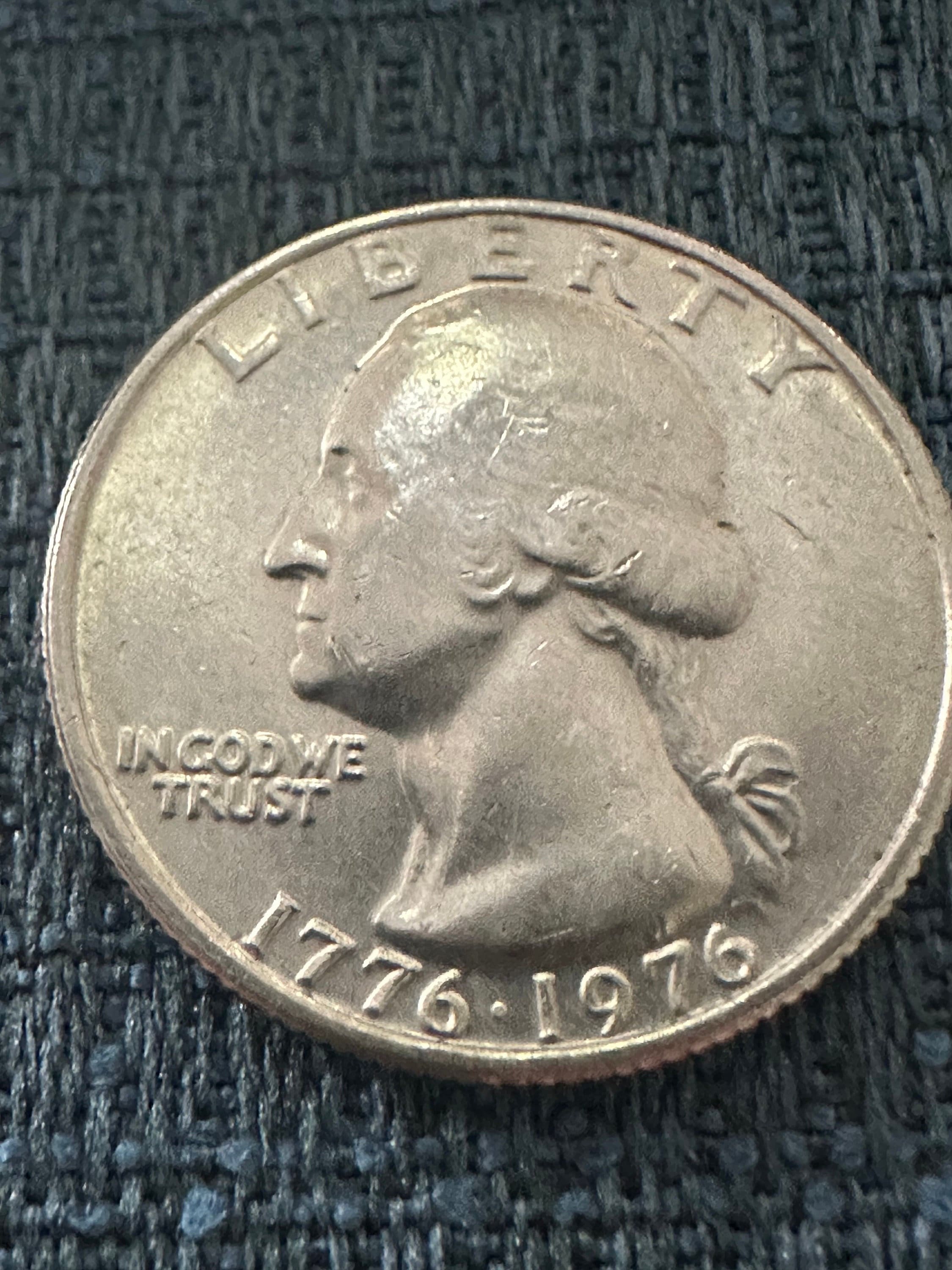 1776 To 1976 Quarter No Mint Mark 1776 1976 Bicentennial Quarter Dollar No Mint - Etsy