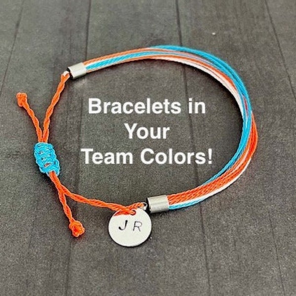 Personalized Team Bracelet, Team Gift Idea, Sports Gift, Cheer Gift Idea, Team Swag, Soccer, Cheer, Football, Baseball, Softball