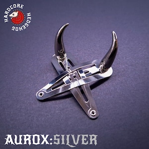 AUROX Horn Hair Clips (Silver)
