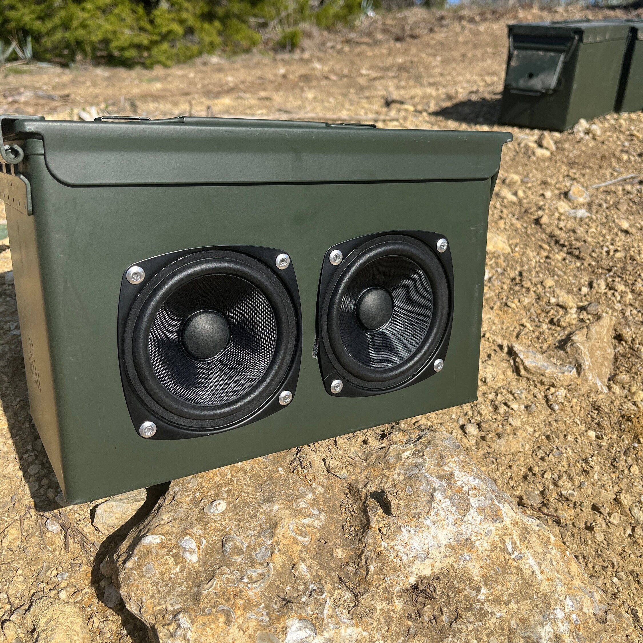 50 Caliber Ammo Can Bluetooth Speaker Etsy