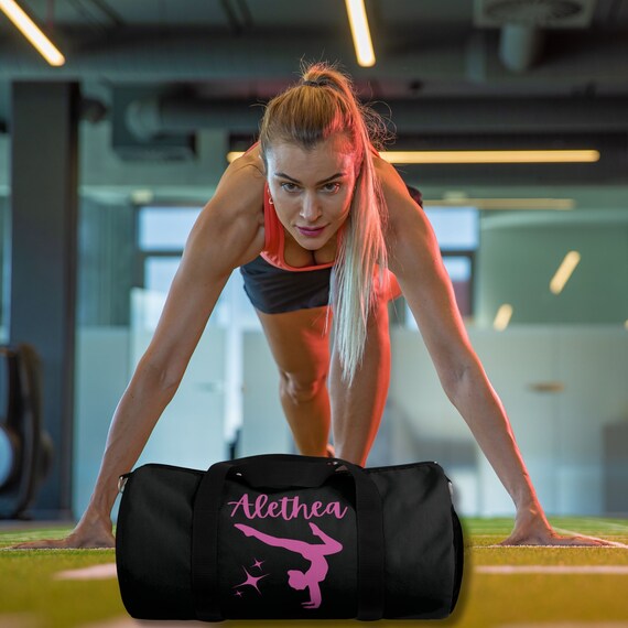 Personalized Gymnastics Sports Bag Custom Gymnastics Duffel Bag