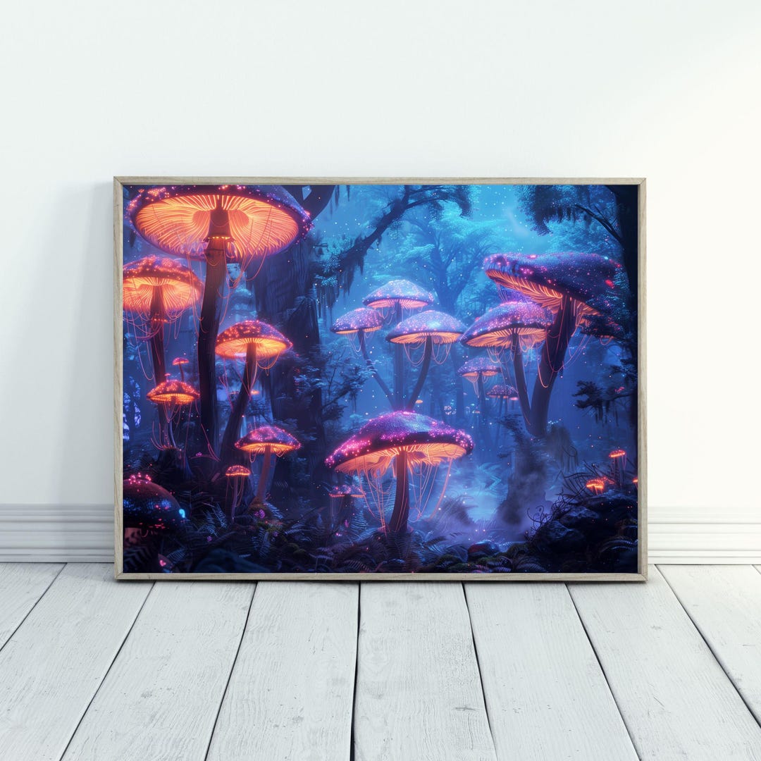 Fantasy Landscape Art for Whimsical Decor Surreal Wall Art for ...
