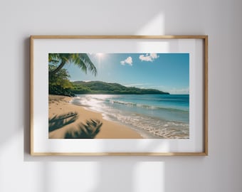 Beach Artwork for Beach House Decor or Ocean Lovers Gift Coastal Wall Art for Living Room Ocean Photography Print for Home Decor